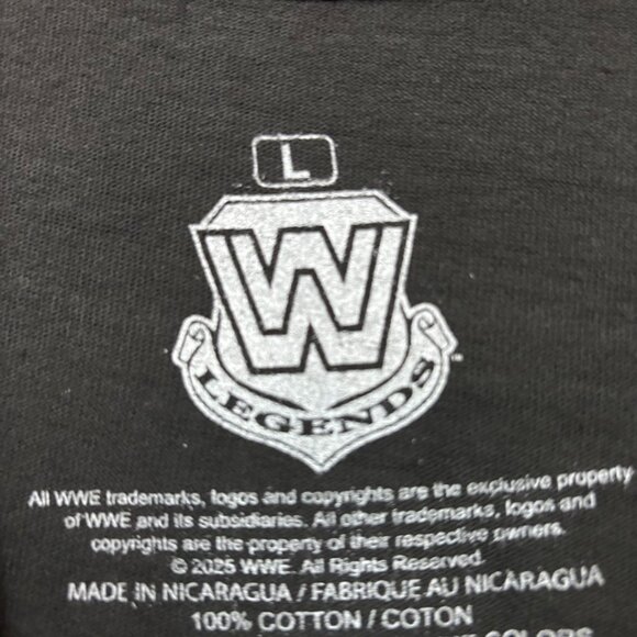 The Undertaker Deadman Forever Trading Card Promo WWE Tee L - Picture 4 of 4